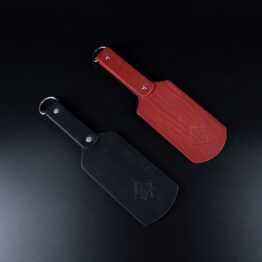 Шкіряний падл ручної роботи БДСМ падл, шльопалка, ляскалка з натруальної шкіри